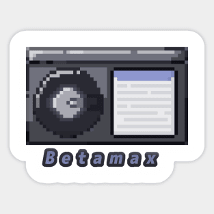 BM - Betamax Sticker